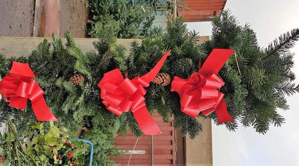 decorated christmas garlands